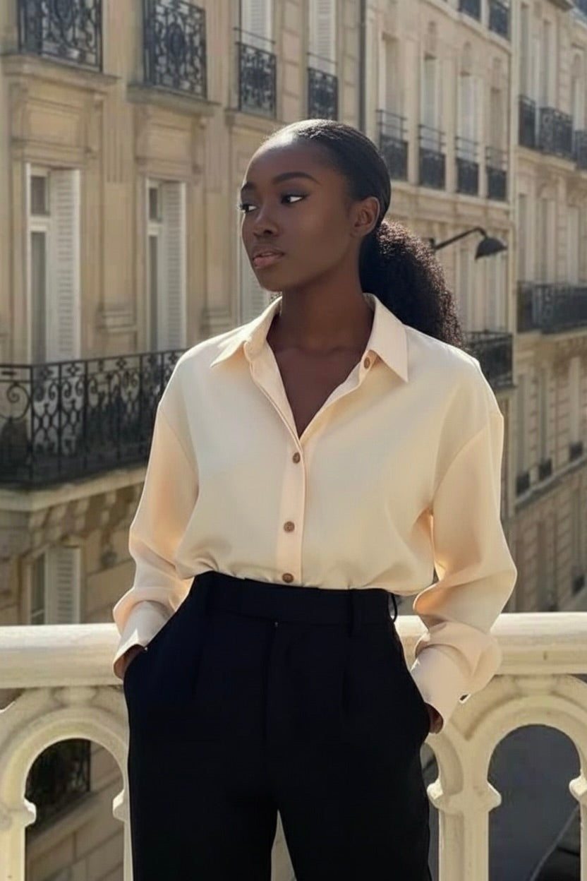 Sandstone Regular Fit Womens Button Down Shirt