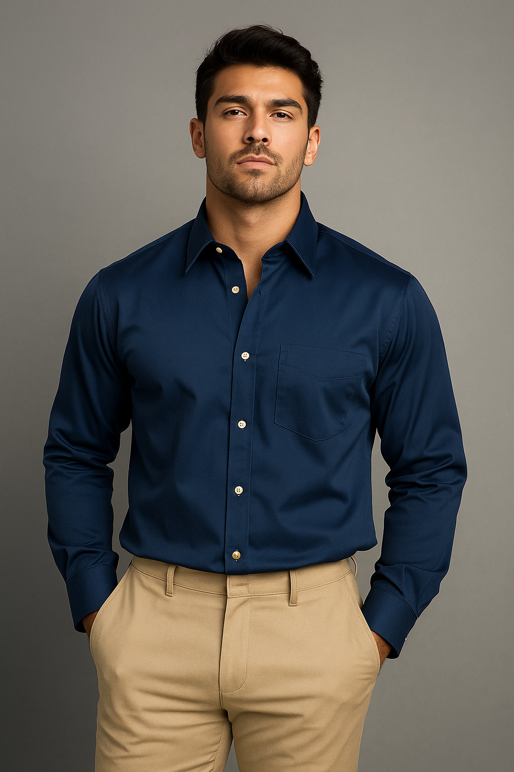 Blue Button up Shirt